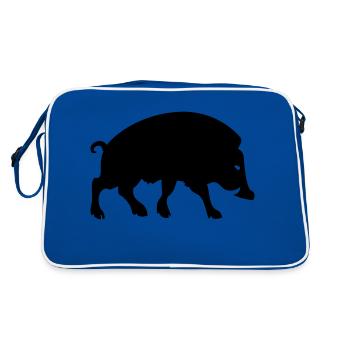 sanglier Arverne symbole gaulois celtique - Sac Retro - bleu/blanc - Dos