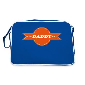 PAPA VATI DADDY - Sac Retro - bleu/blanc - Dos