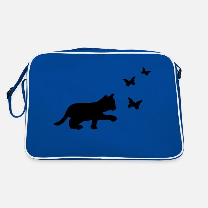 Chat Papillon Sac Retro