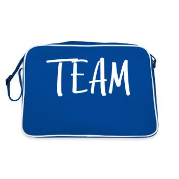 équipe - Sac Retro - bleu/blanc - Dos