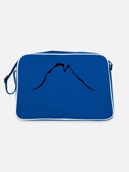 vallée d'ossau - Sac Retro - bleu/blanc - Dos