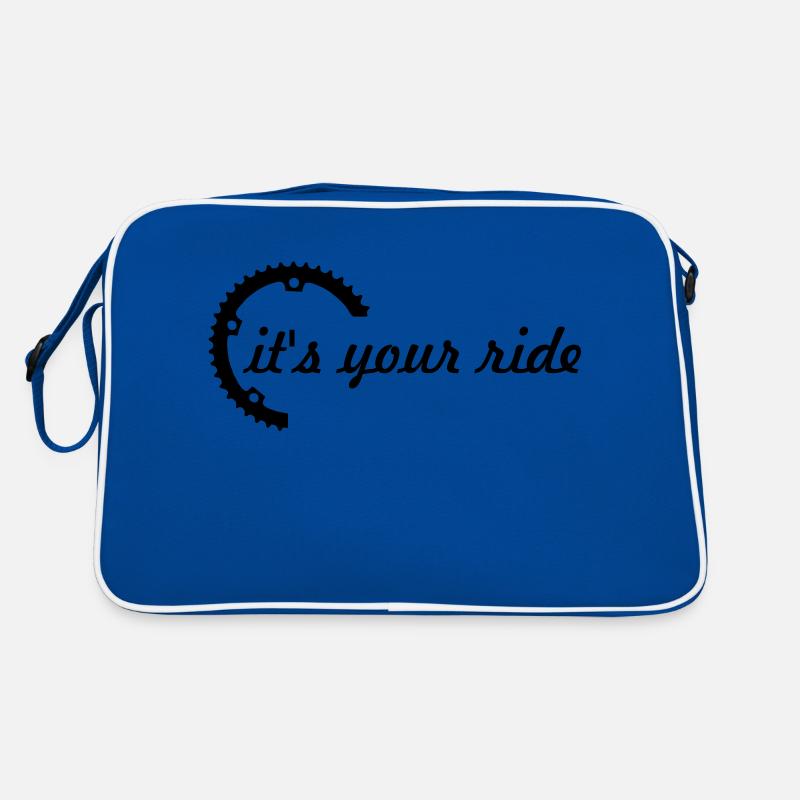 it's your ride - Retro Tasche - Blau/Weiß