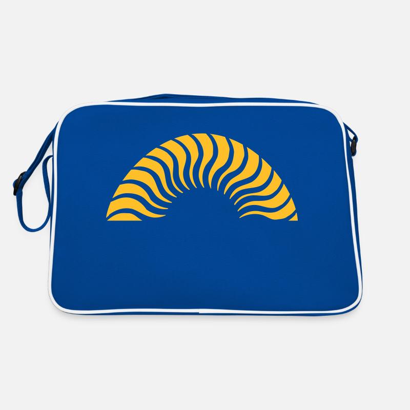 Semicircle Sun sunset Retro Bag