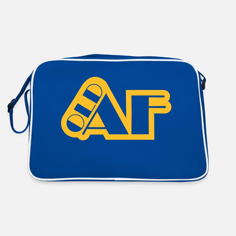 ancien logo de texte AF Sac Retro