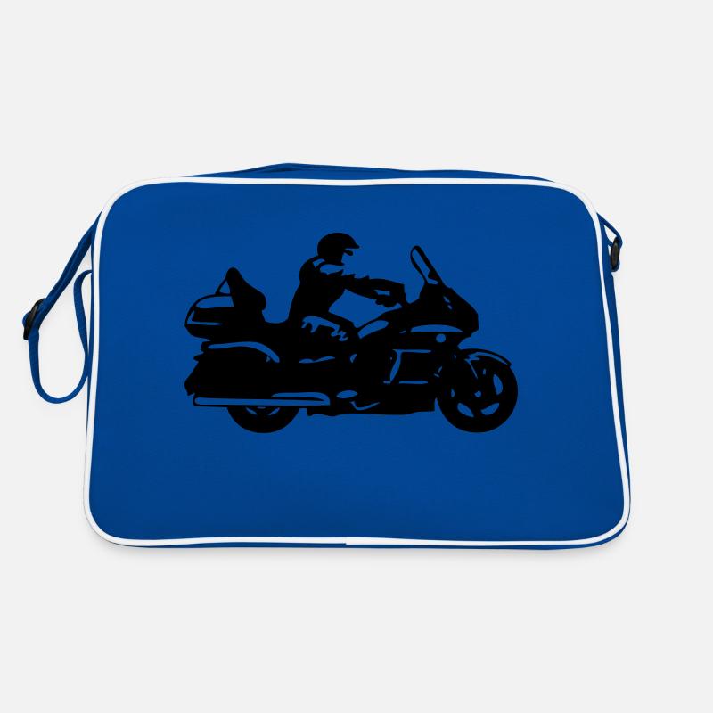 goldwing gt motorcycle drawing Retro Bag
