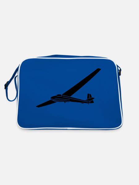 Ka8 - Retro Tasche - Blau/Weiß - Hinten
