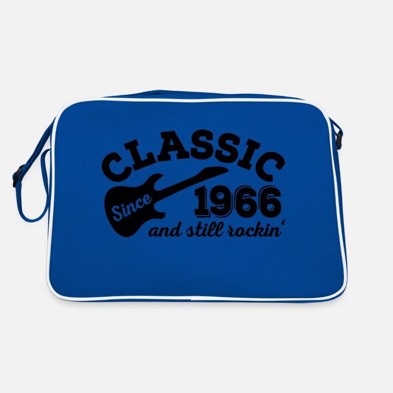 1966 - Retro Tasche - Blau/Weiß