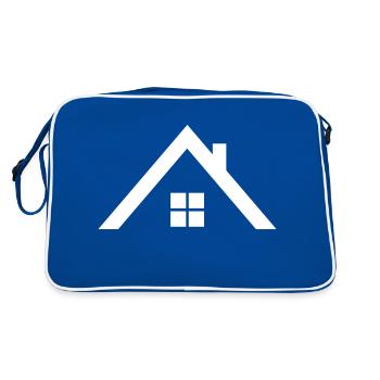Roof - Retro Bag - blue/white - Back