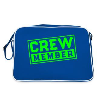 Membre d’équipage - Sac Retro - bleu/blanc - Dos