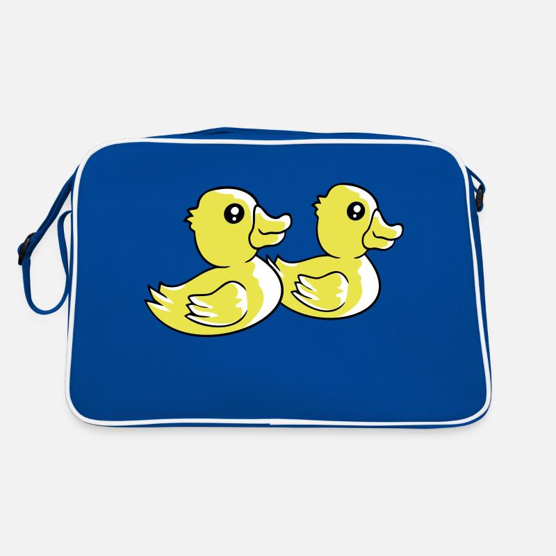 2 canards natation eau couple deux amis équipe Sac Retro