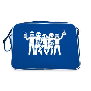Party Holiday Group - Retro Bag - blue/white - Back
