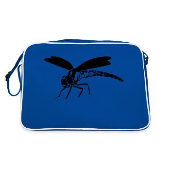 libellule - Sac Retro - bleu/blanc - Dos