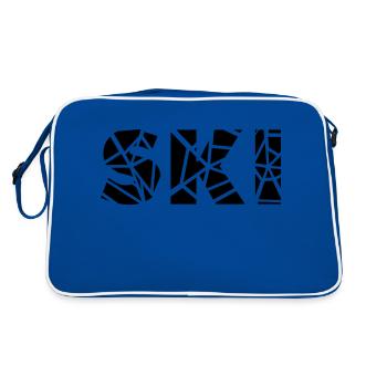 ski - Sac Retro - bleu/blanc - Dos