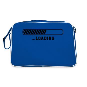 Loading - Retro Bag - blue/white - Back