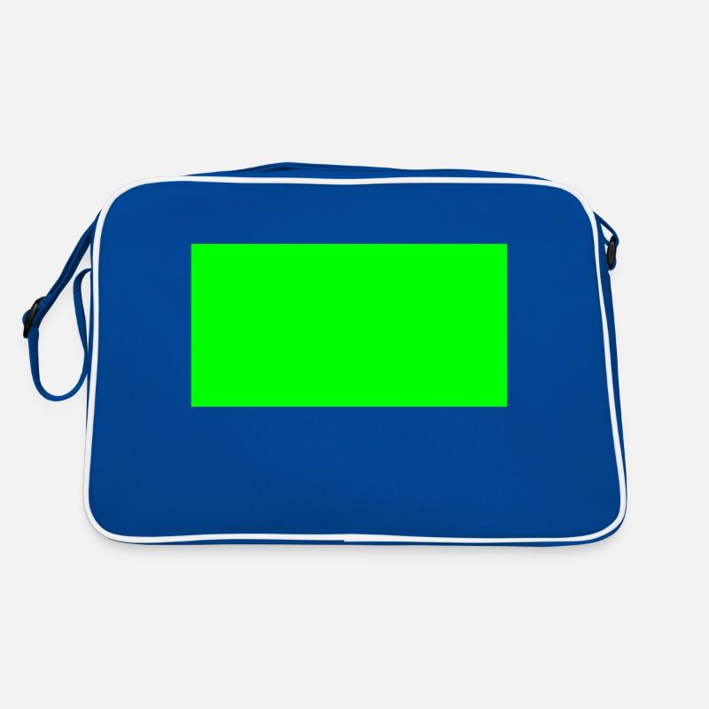 Rechteck 2.0 - Retro Tasche - Blau/Weiß