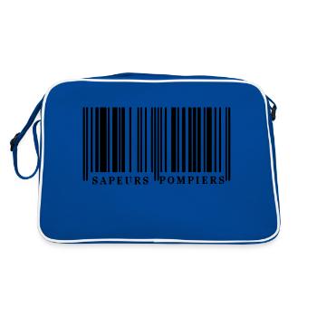 Code Barre SP1 - Sac Retro - bleu/blanc - Dos