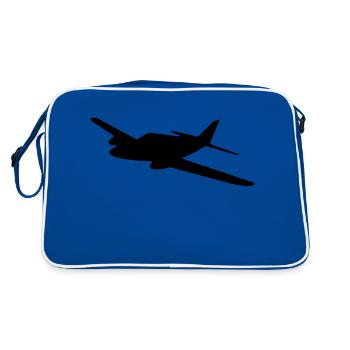 avion tourisme - Sac Retro - bleu/blanc - Dos