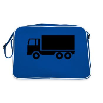 Camion (camion) - Sac Retro - bleu/blanc - Dos