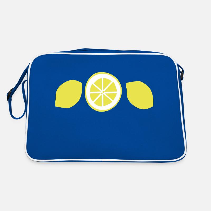 Lemon fruits vector Retro Bag