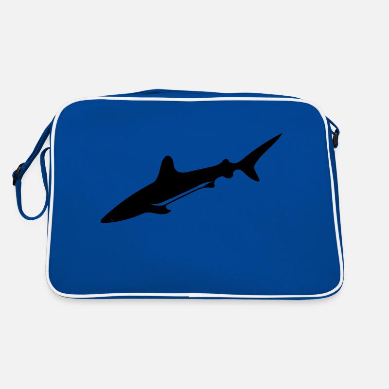 Shark - Vector Design Retro Bag