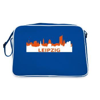 Skyline de Leipzig - Sac Retro - bleu/blanc - Dos