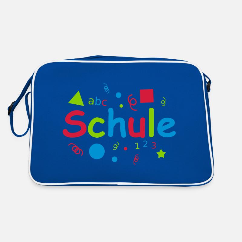 Endlich Schule Einschulung Schüler 1. Klasse Retro Tasche