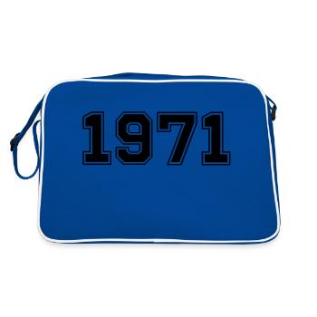 1971 - Retro Bag - blue/white - Back