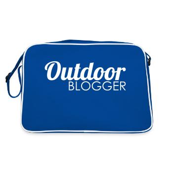 Outdoor blogger - Retro Bag - blue/white - Back