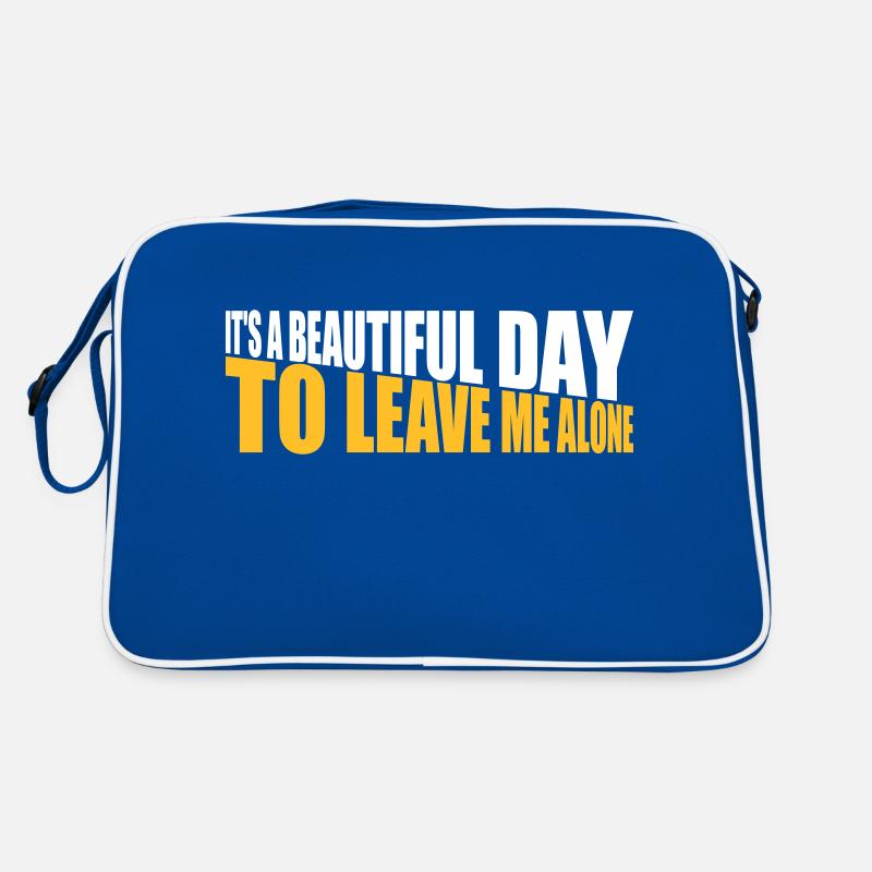 leave me alone day Retro Tasche