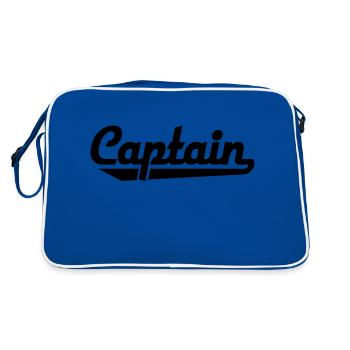 captain - Sac Retro - bleu/blanc - Dos