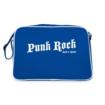 Punk Rock Blanc - Sac Retro - bleu/blanc - Dos
