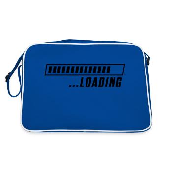 Loading loading bar - Retro Bag - blue/white - Back