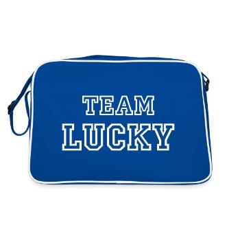 TEAM LUCKY Nom du chien Mâle TeamTricot - Sac Retro - bleu/blanc - Dos