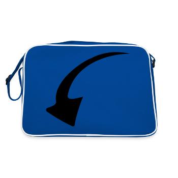 Fléche - arrow - Sac Retro - bleu/blanc - Dos