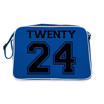 2024 - Sac Retro - bleu/blanc - Dos