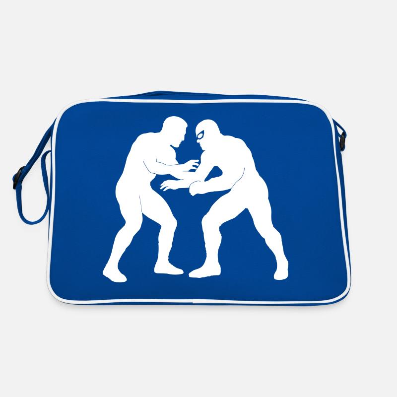 Lutte - Sac Retro - bleu/blanc