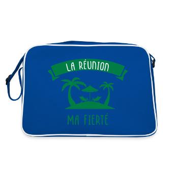 La Réunion Ma Fierté - Sac Retro - bleu/blanc - Dos