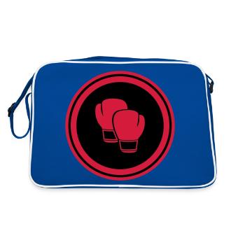 Boxing - Retro Bag - blue/white - Back