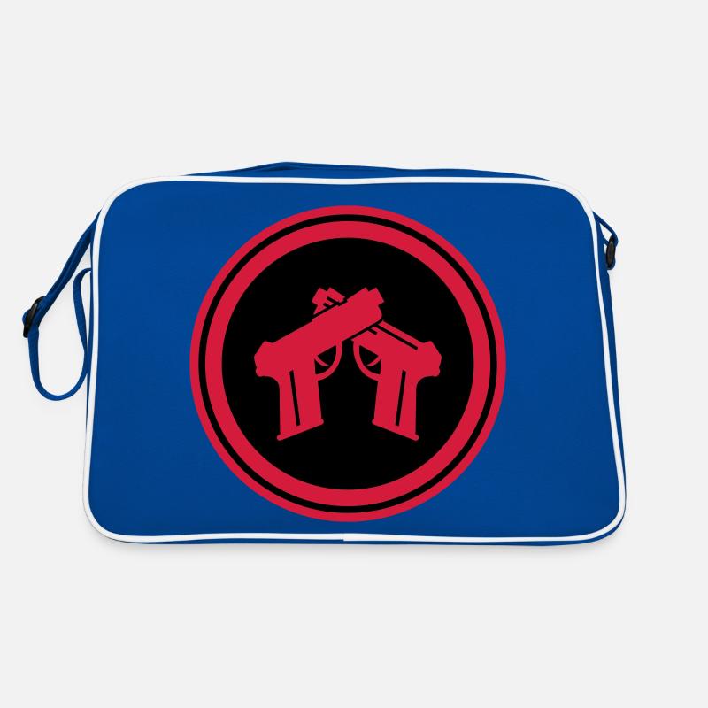 Pistol Symbol Retro Bag