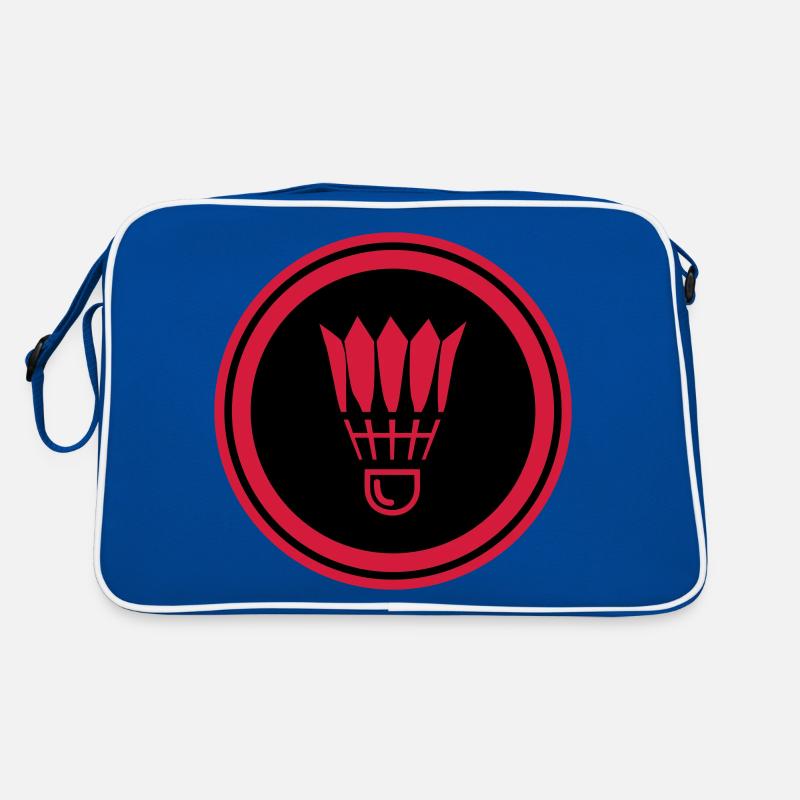 Symbole de badminton Sac Retro