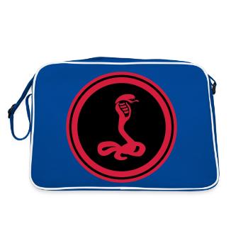Cobra serpent - Sac Retro - bleu/blanc - Dos
