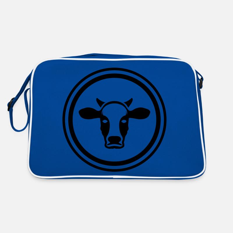 Symbole de la tête de vache Sac Retro