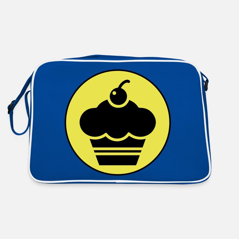 Muffin Silhouette Circle Retro Bag