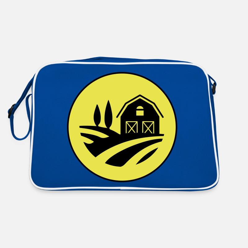 Farm Ernte Kreis Retro Tasche