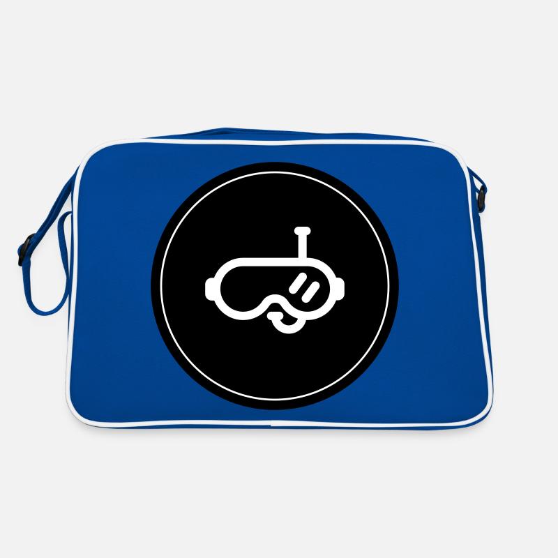 Cercle de lunettes de plongée Sac Retro