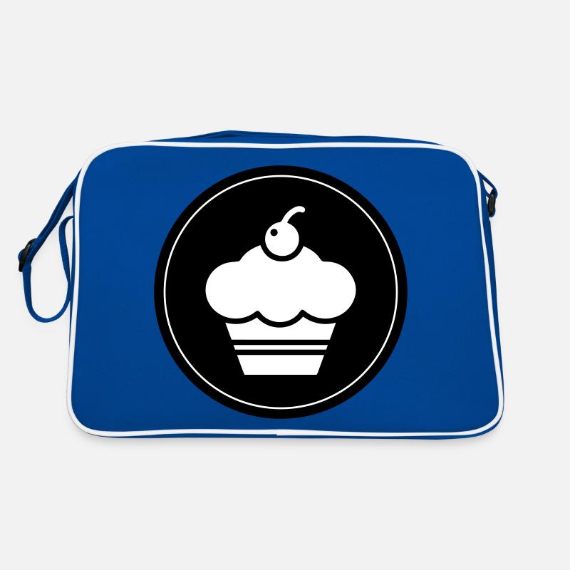 Muffin Silhouette Circle Retro Bag