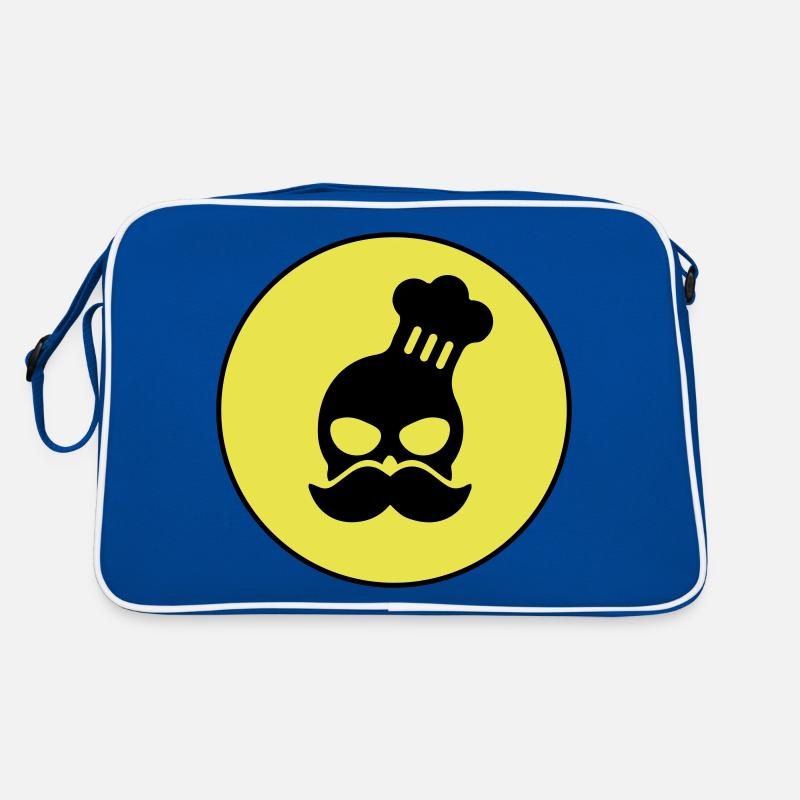 Cook skull icon Retro Bag