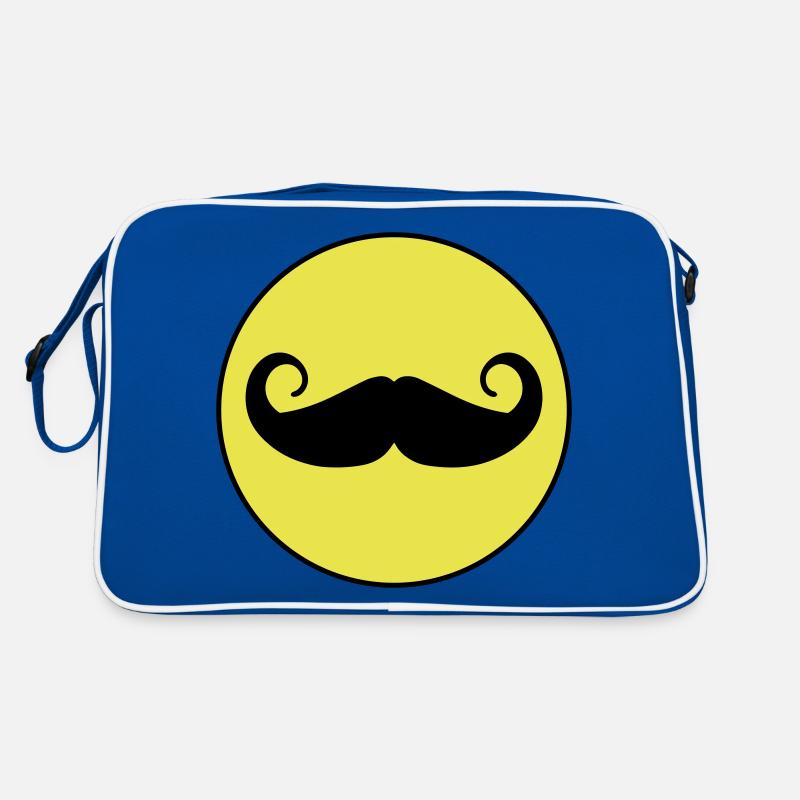 Schnurrbart symbol Retro Tasche