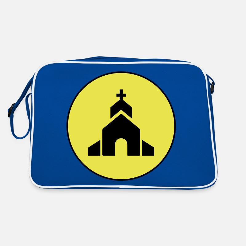 Kirche glaube Retro Tasche