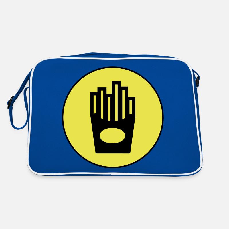 Français symbole de restauration rapide frites Sac Retro